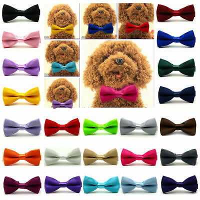 #ad Fashion Adorable Dog Cat Pet Puppy Kitten Toy Bow Tie Necktie Collar Clothes $8.99