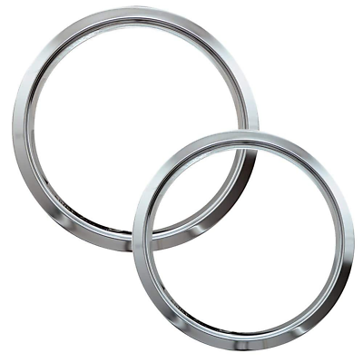 #ad 6 In. Small and 8 In. Large Trim Ring in Chrome 2 Pack $9.91