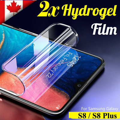 #ad For Samsung Galaxy S8 S8 Plus 2x Full Coverage Hydrogel Screen Protector Film C $5.49