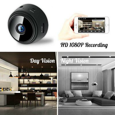 #ad HD 1080P Mini Wireless Camera Night Vision Home Security Camera WiFi Mini Camera $9.99
