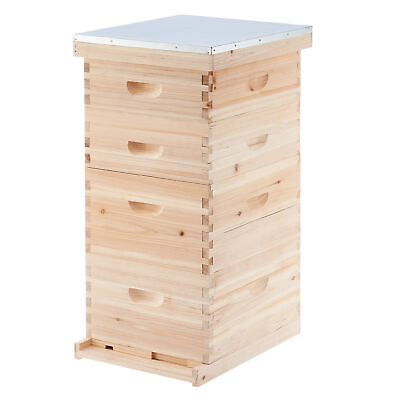 #ad Langstroth Beehive Kit 40 Frame Box with 20 Deep amp; 20 Medium Frames $195.77