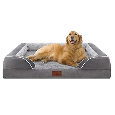 #ad Waterproof Orthopedic Foam Dog Beds for Extra Large Dogs Sofa Pet Bed Washabl... $71.55