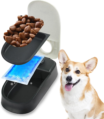 #ad Automatic Pet Feeder Auto Dog Dry Food Dispenser with Timer for Cats and Dogs $35.84