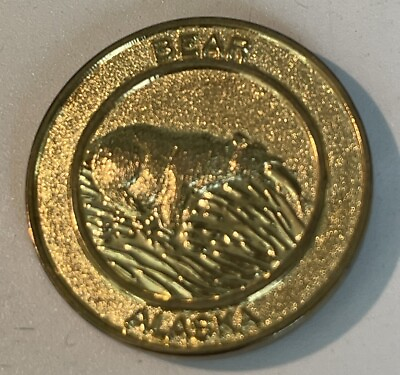 #ad Alaska Frontier Mint Big Dipper 1898 Bear Token Coin $9.99