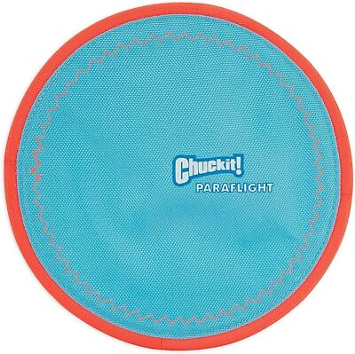 #ad ChuckIt Paraflight Flying Disc Dog Toy Large 9.75quot; Orange And Blue $9.98