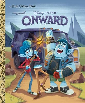 #ad Onward Little Golden Book Disney Pixar Onward Hardcover GOOD $3.98