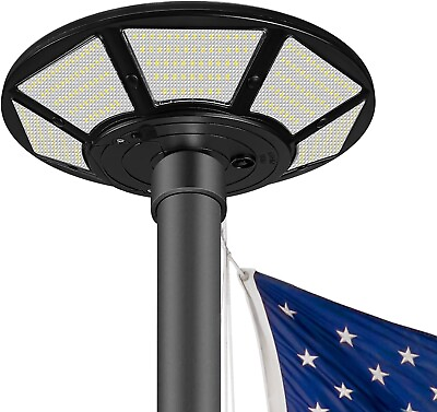 #ad Flag Pole Light Solar Powered 100% Flag Coverage 440 LED Light 4800lm Brightes $99.99