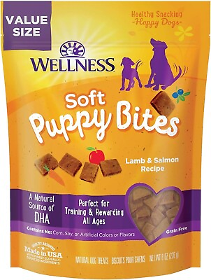 #ad Wellness Soft Puppy Bites Natural Grain Free Treats for Training Dog Treats wit $12.59