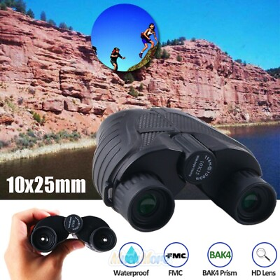 #ad Day Night 10x25 Military Zoom Powerful HD Binoculars Optics Hunting CampingCase $26.71