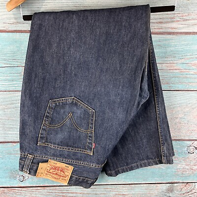 #ad Mens Levi’s 501 Straight Jeans Size 40W 34L Blue GBP 29.99