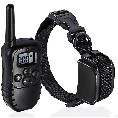 #ad #ad 950 FT Remote Dog Training Shock Collar Waterproof for Small Medium Large Dogs $16.99