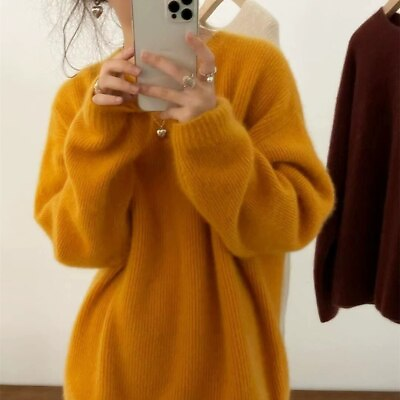 #ad Hot Autumn and Winter Cashmere Sweater Women#x27;s Knitted Sweater $97.78