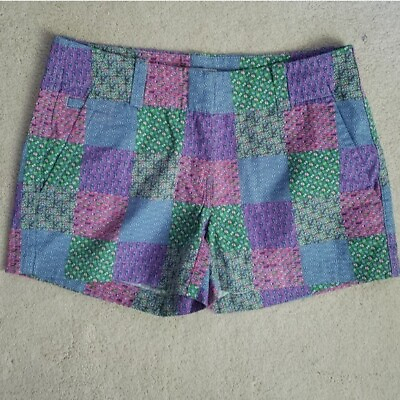 #ad Vineyard Vines Limited Edition Kentucky Derby Patchwork Shorts sz0 $25.00