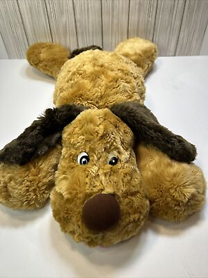 #ad Chosun RARE Dog Plush Floppy Puppy 22quot; Long Laying Tongue Stuffed Tan Brown Gold $75.00
