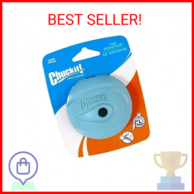 #ad Chuckit The Whistler Ball Dog Toy Large 3 Inch Diameter for Dogs 60 100 lbs $11.62
