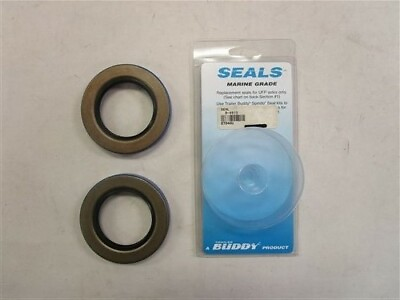 #ad TRAILER BUDDY 07010 SPINDLE SEAL PAIR 2 3.38 2.13 MARINE BOAT $14.95