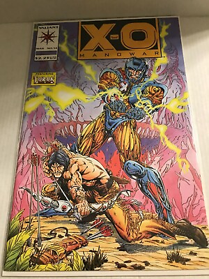 #ad 1992 Valiant Comics X o Manowar Comic Book #14 $9.95