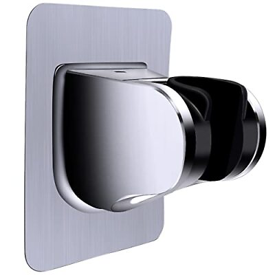 #ad Wall Mount Adhesive Shower Head Holder Adjustable Handheld Shower Hose Bracket $9.50