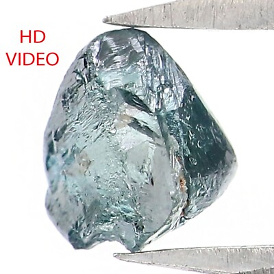 #ad 0.77 CT Natural Loose Crystal Shape Rough 5.38 MM Blue Color Diamond N2008 $191.00