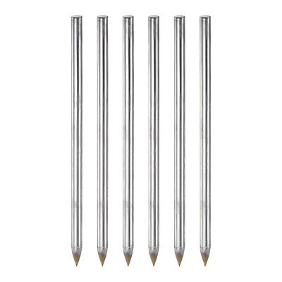 #ad 6Pcs Tungsten Carbide Tip Scriber Medium Alloy Etching Engraving Pen for Metal AU $19.34
