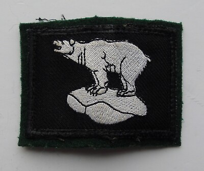 #ad British Army 49th Infantry Brigade Formation Badge on Green Backing TRF GBP 2.99