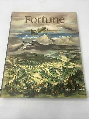 #ad 1943 MAY FORTUNE MAGAZINE complete copy VGC World War II Aircraft Historical $49.00