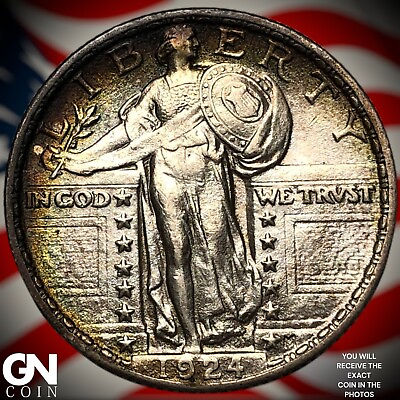 #ad 1924 P Standing Liberty Quarter Y2264 $138.00