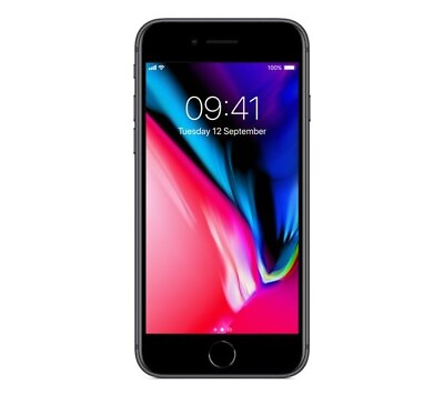 #ad Apple iPhone 8 64GB Space Gray Unlocked Acceptable $88.99