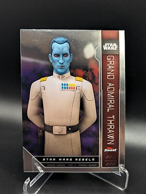 #ad Star Wars Topps Finest 2023 Grand Admiral Thrawn FN 4 Holo Base Card $1.75