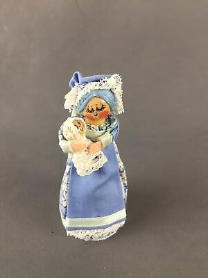 #ad Vintage Liberty of London Peg Doll Sachet Woman Holding Baby Made in England $24.99