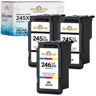 #ad For Canon PG 245XL CL 246XL Ink Cartridge PIXMA MG3020 MG2522 TR4522 MX492 MX490 $25.75