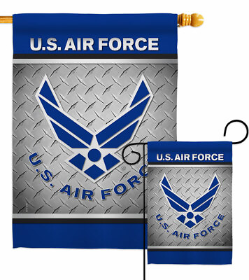 #ad Air Force Garden Flag Armed Forces Decorative Small Gift Yard House Banner $57.95