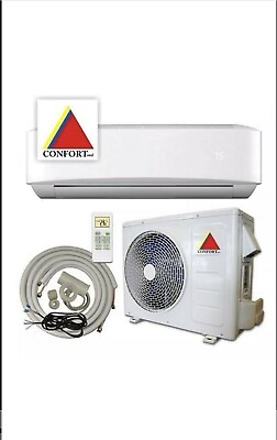 #ad 12000 BTU Ductless Air ConditionerHeat Pump Mini split 110V 1 TonW Kit WiFi $399.00