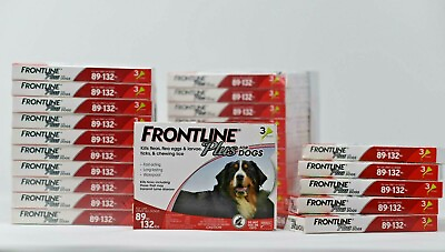 #ad FRONTLINE PLUS for Dogs XL 89 132 lb 3 Doses EPA Reg. **CLEARANCE ** $21.00