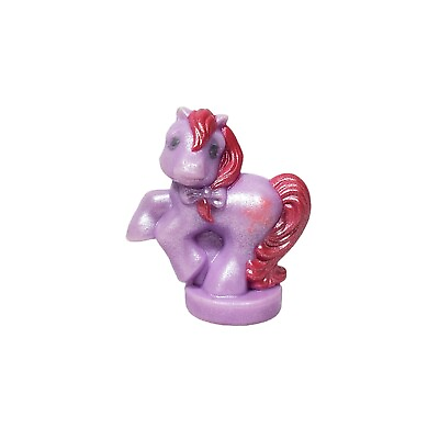 #ad Vintage My Little Pony G1 MLP Pretty #x27;n Pearly Pearlized Petite Pony Mini Purple $15.99