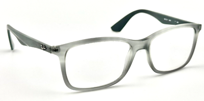 #ad Ray Ban RB7047 5482 Eyeglasses Rectangular Gray Full Rim Frames $34.88