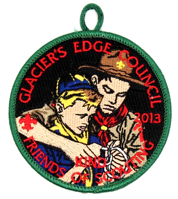 #ad 2013 Friends of Scouting FOS Patch Glacier#x27;s Edge Council Wisconsin BSA $7.00