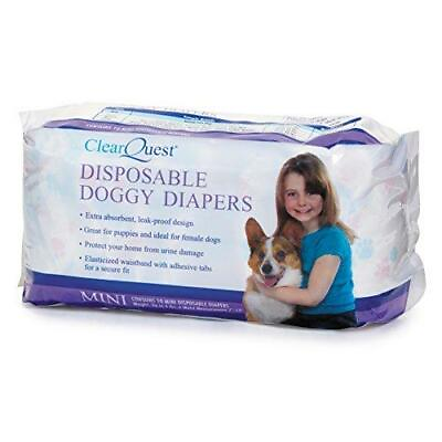 #ad ClearQuest Disposable Doggy Diapers Super Absorbent Leak Proof Pet Diapers $12.89