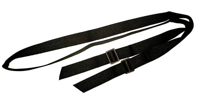 #ad USGI Mil Spec X Long Black Silent Rifle Sling New Made in USA Free Shipping $16.95