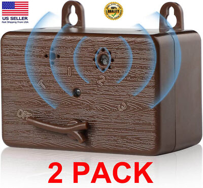 #ad 2 Pack Ultrasonic Dog Anti Barking Device Stop Bark Control Silencer 3 Level US $20.99