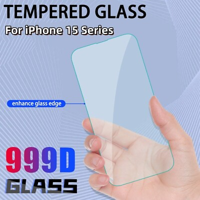 #ad For iPhone 15 14 13 Pro Max 12 Mini 11 8 7 Screen Tempered Glass Protector Film GBP 2.99