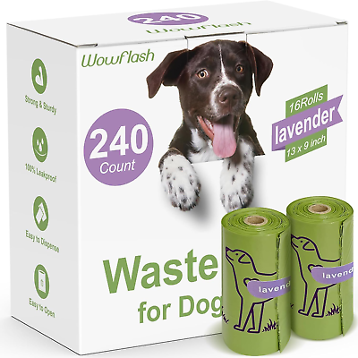 #ad #ad 240 Count 13” X 9” Dog Poop Bags Rolls Leakproof Strong amp; Sturdy Poop Bags for $12.22