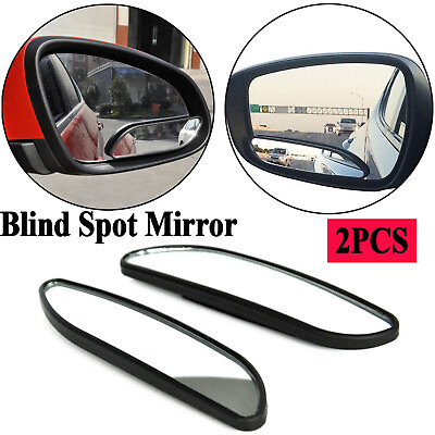 #ad 2X Blind Spot Mirror Auto 360° Wide Angle Convex Rear Side View Car Truck SUV $5.49