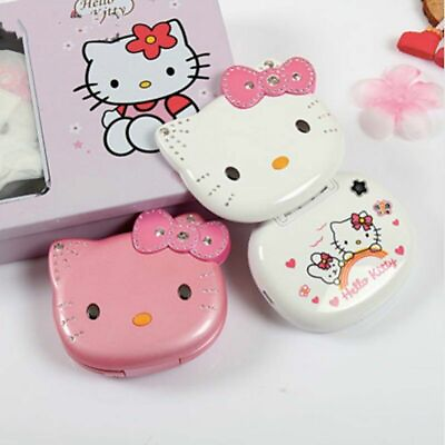 Unlocked Hello Kitty Flip Cute Small Mini Phone For Girls Women Dual Sim Gifts $37.99