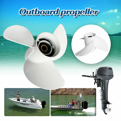 #ad 13 1 2 x15 Aluminum Outboard Propeller for Yamaha 50 130 HP 6E5 45947 00 EL NEW $65.90