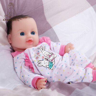 #ad COSDOLL 12.9 in Full Platinum Silicone Reborn Baby Dolls Realistic Newborn Baby $68.99
