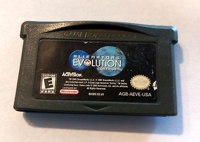 #ad Alienators: Evolution Continues Game Boy Advance GBA Game Cartridge only Tested $7.95