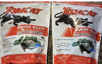 #ad Mouse Mice Rodent Killer 32 Bait Block Poison Rodent station Trap Tomcat Control $24.00