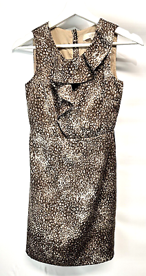 #ad Ann Taylor Loft Petite Sheath Dress Sleeveless Lined Career Casual 00P $27.90