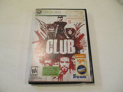 #ad The Club for Microsoft Xbox 360 Very Good Cond No Manual Free Ship $9.95